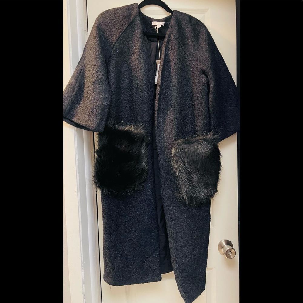 NWT Eva Mendes for New York & co glam coat